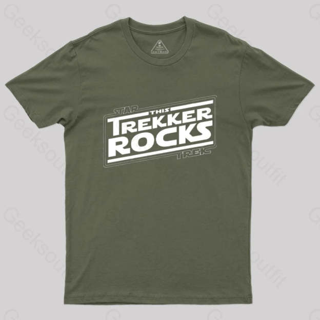 Trekkers Rock T-Shirt Army Green / S