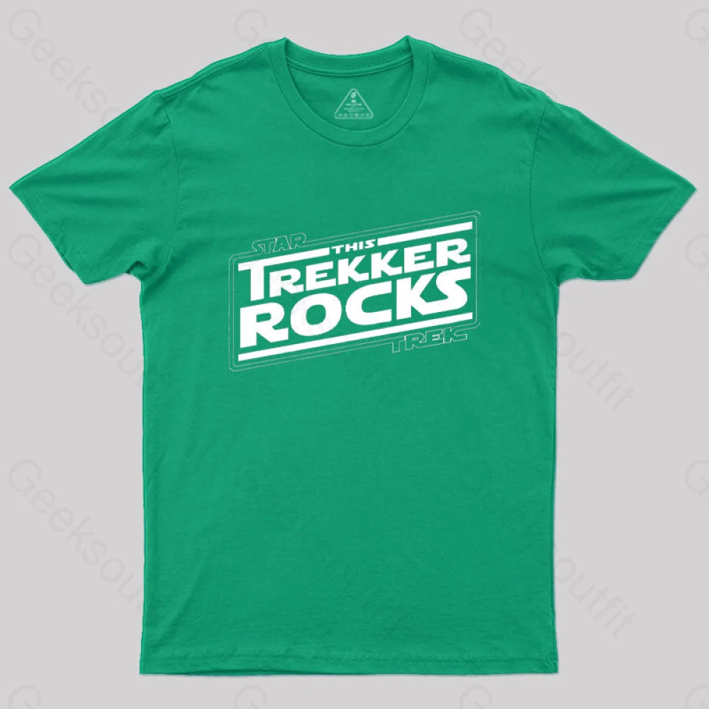 Trekkers Rock T-Shirt Green / S