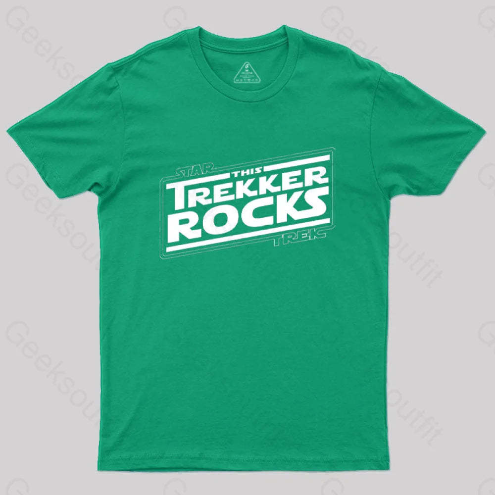 Trekkers Rock T-Shirt Green / S