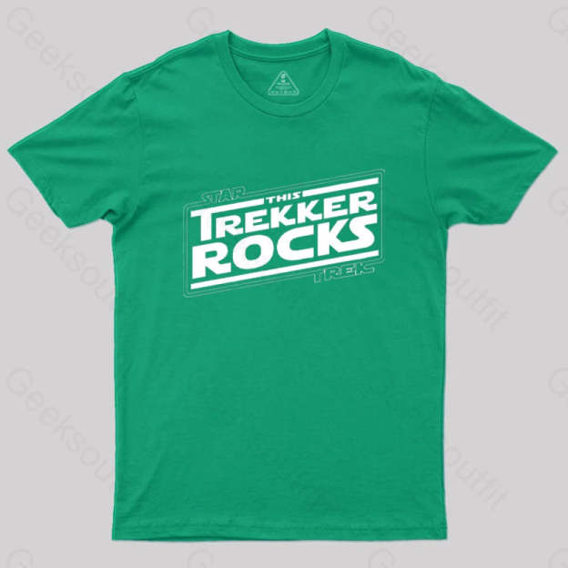 Trekkers Rock T-Shirt Green / S