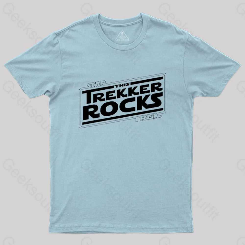 Trekkers Rock T-Shirt Light Blue / S