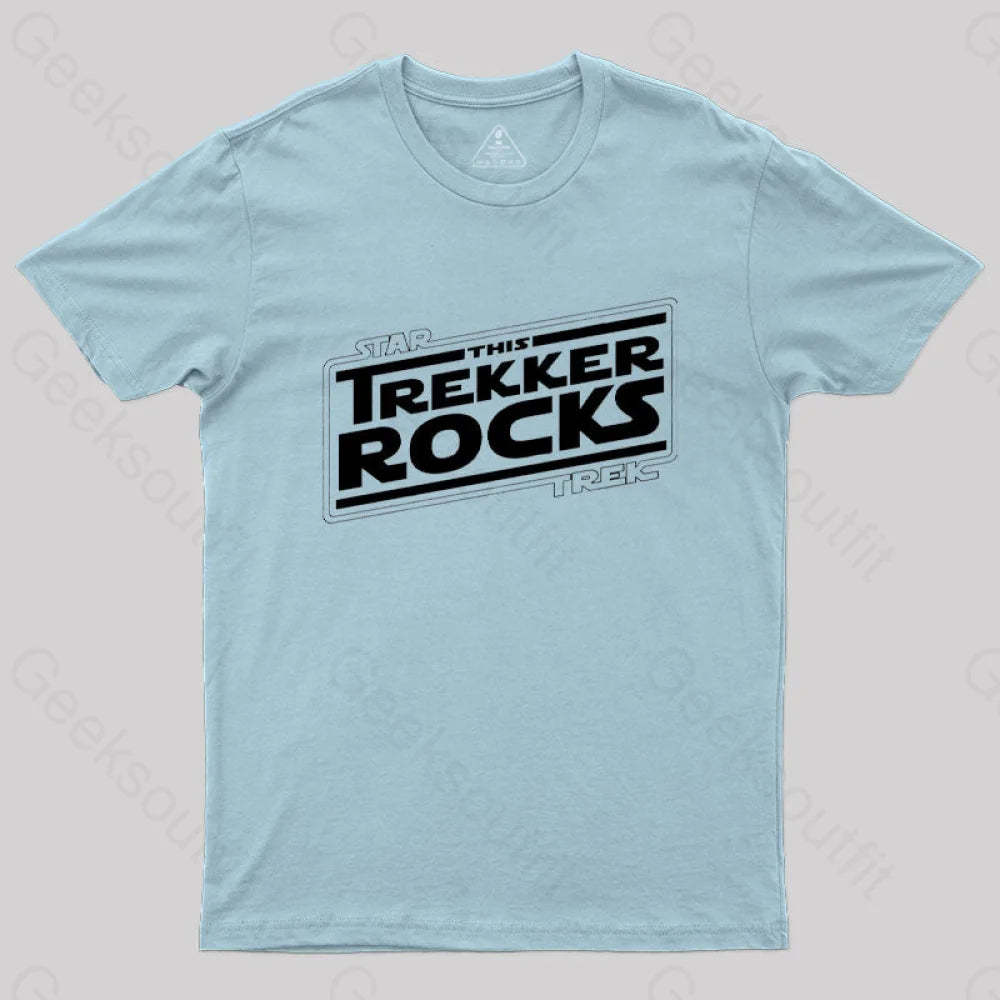 Trekkers Rock T-Shirt Light Blue / S
