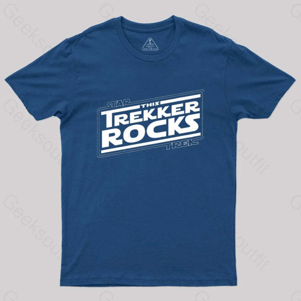 Trekkers Rock T-Shirt Navy / S