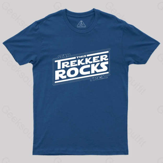 Trekkers Rock T-Shirt Navy / S