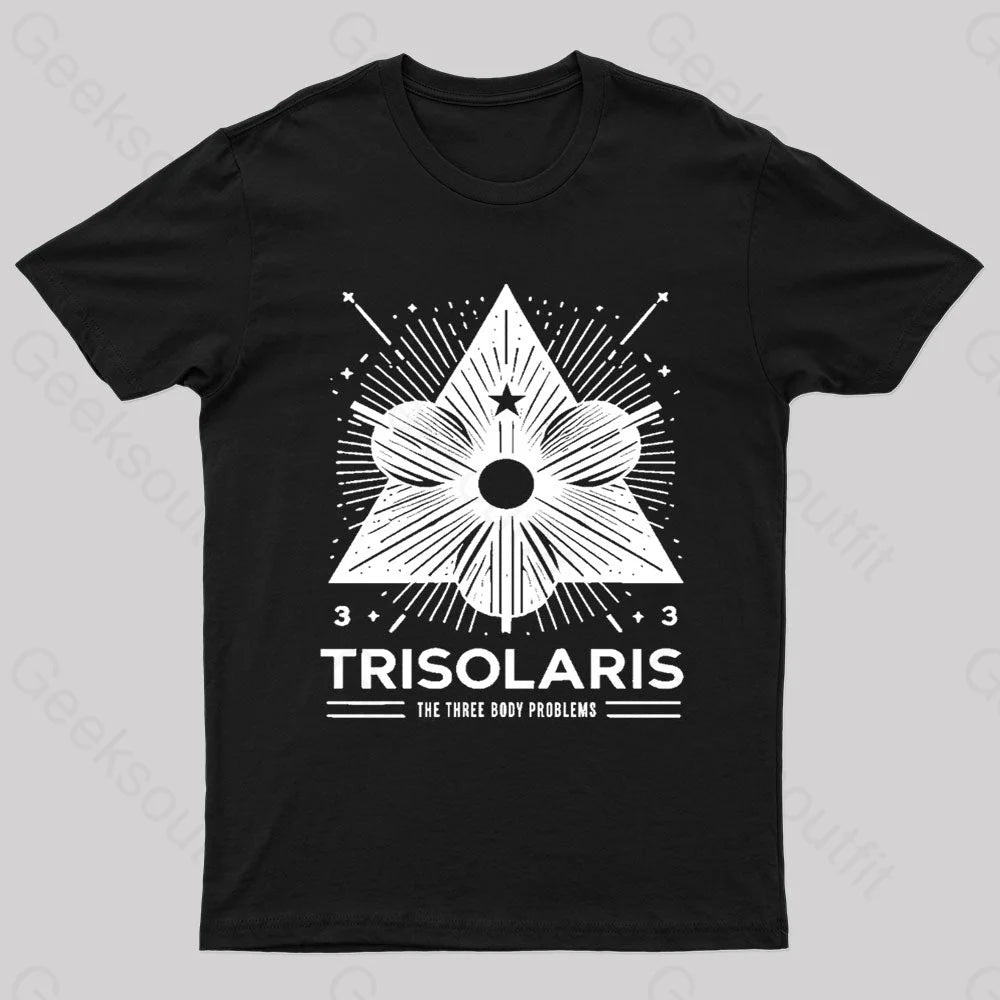 Trisolaris 3 Body Problem Nerd T-Shirt Black / S