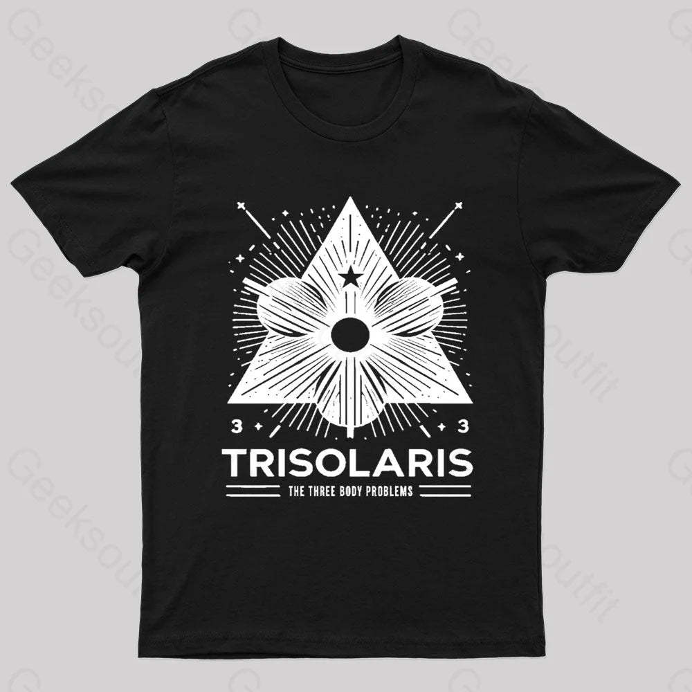 Trisolaris 3 Body Problem Nerd T-Shirt Black / S