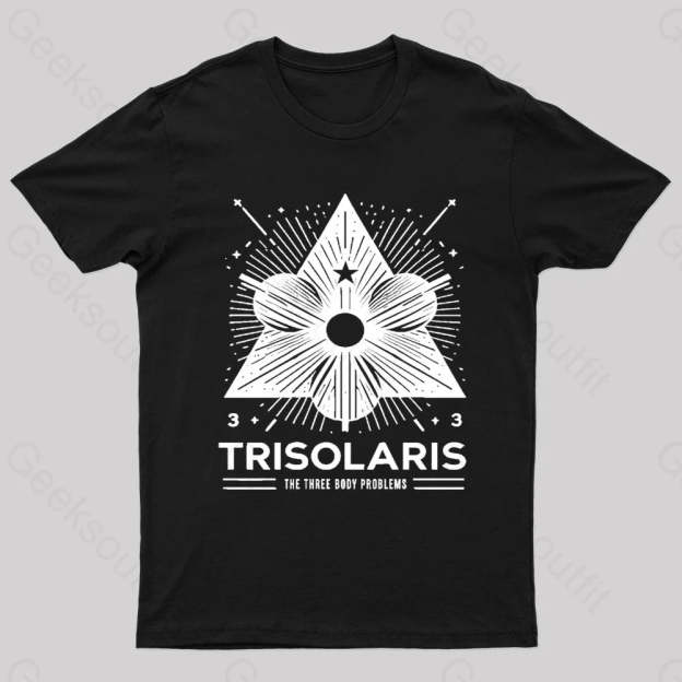 Trisolaris 3 Body Problem Nerd T-Shirt Black / S