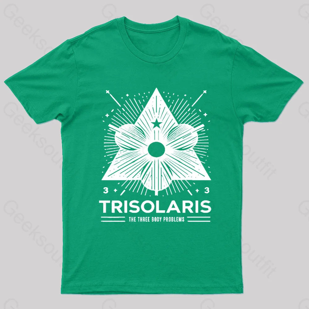 Trisolaris 3 Body Problem Nerd T-Shirt Green / S