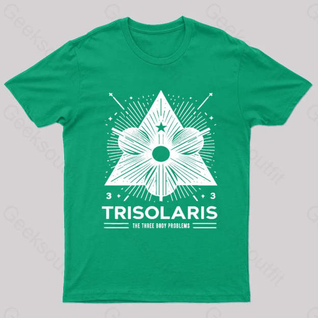Trisolaris 3 Body Problem Nerd T-Shirt Green / S