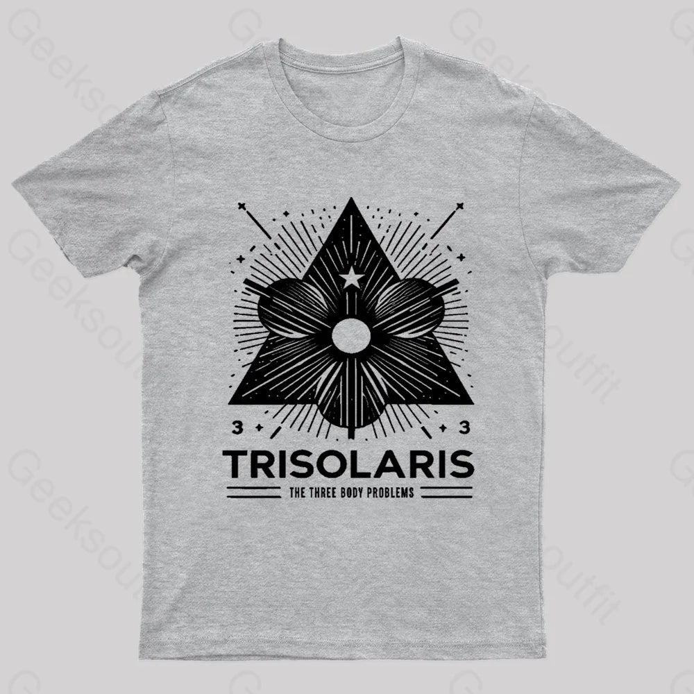 Trisolaris 3 Body Problem Nerd T-Shirt Grey / S