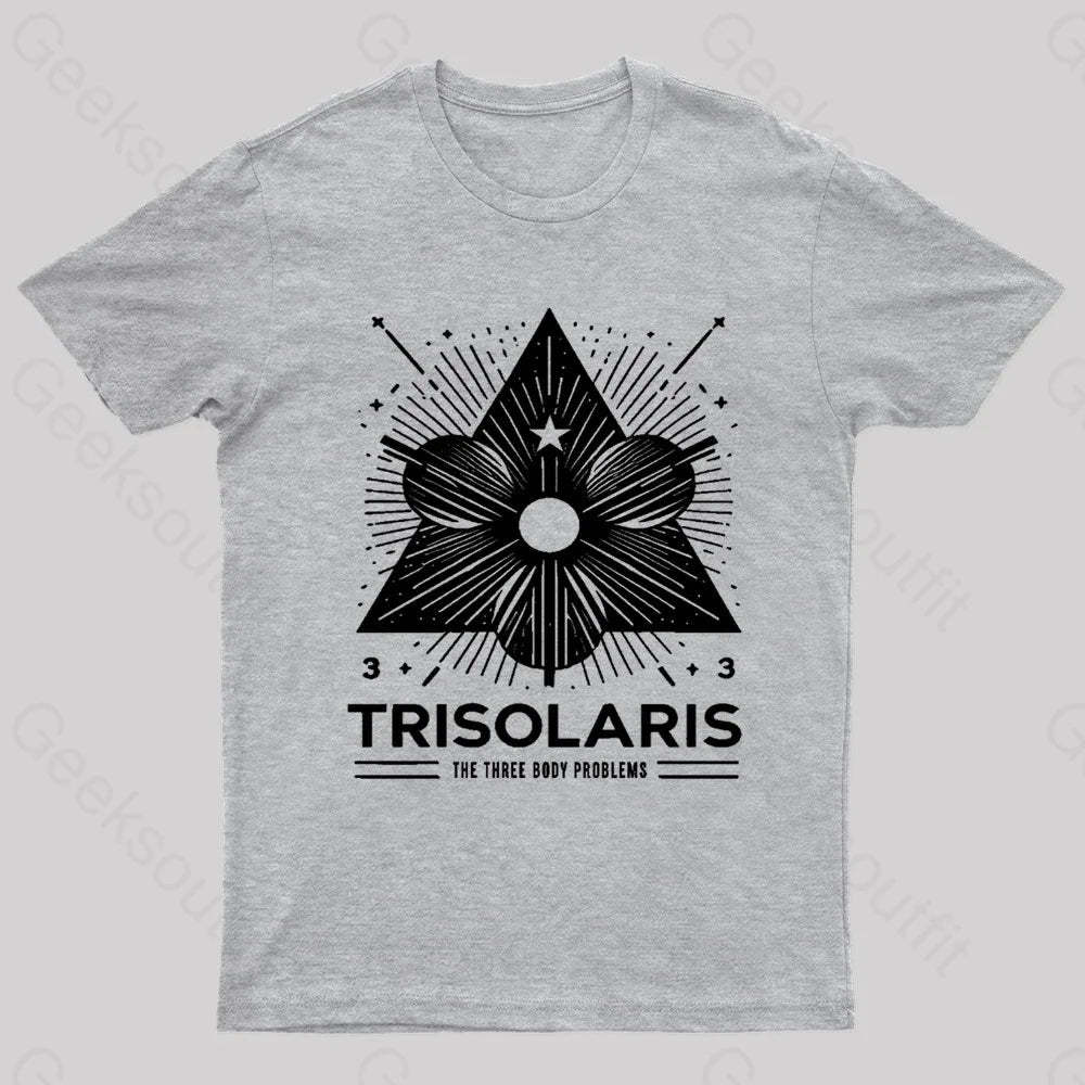 Trisolaris 3 Body Problem Nerd T-Shirt Grey / S