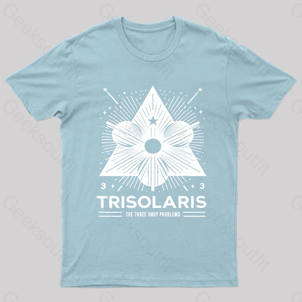 Trisolaris 3 Body Problem Nerd T-Shirt Light Blue / S