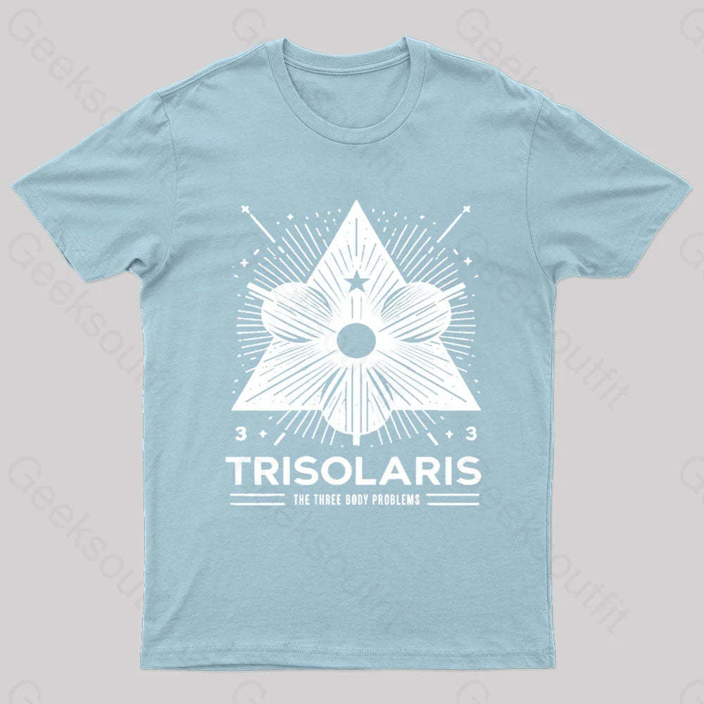 Trisolaris 3 Body Problem Nerd T-Shirt Light Blue / S