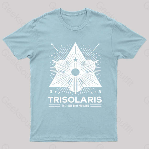 Trisolaris 3 Body Problem Nerd T-Shirt Light Blue / S