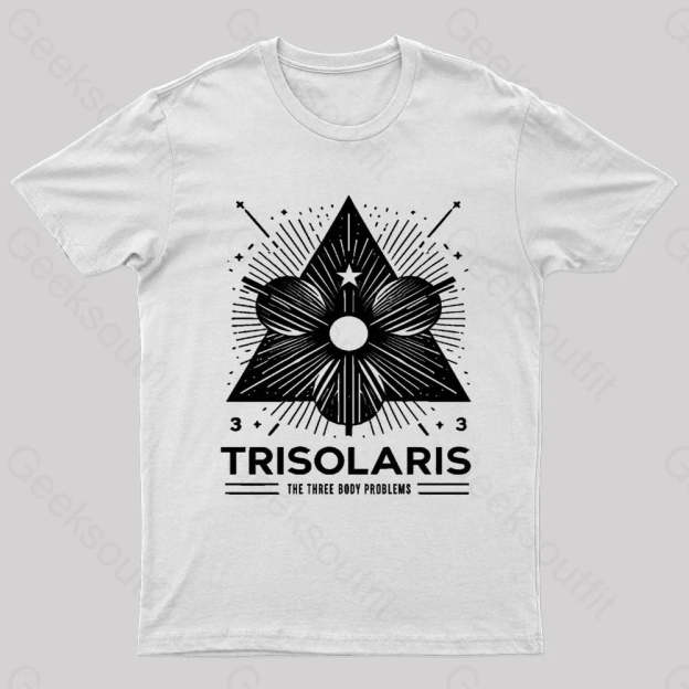 Trisolaris 3 Body Problem Nerd T-Shirt White / S