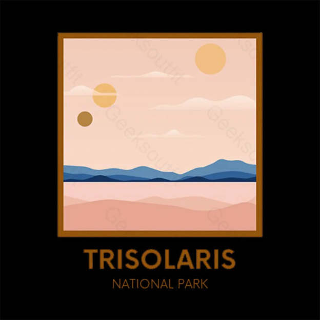 Trisolaris National Park Nerd T-Shirt