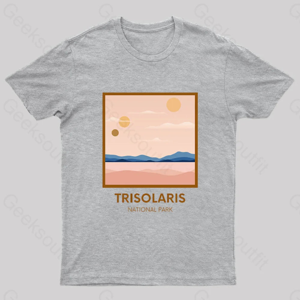 Trisolaris National Park Nerd T-Shirt Grey / S
