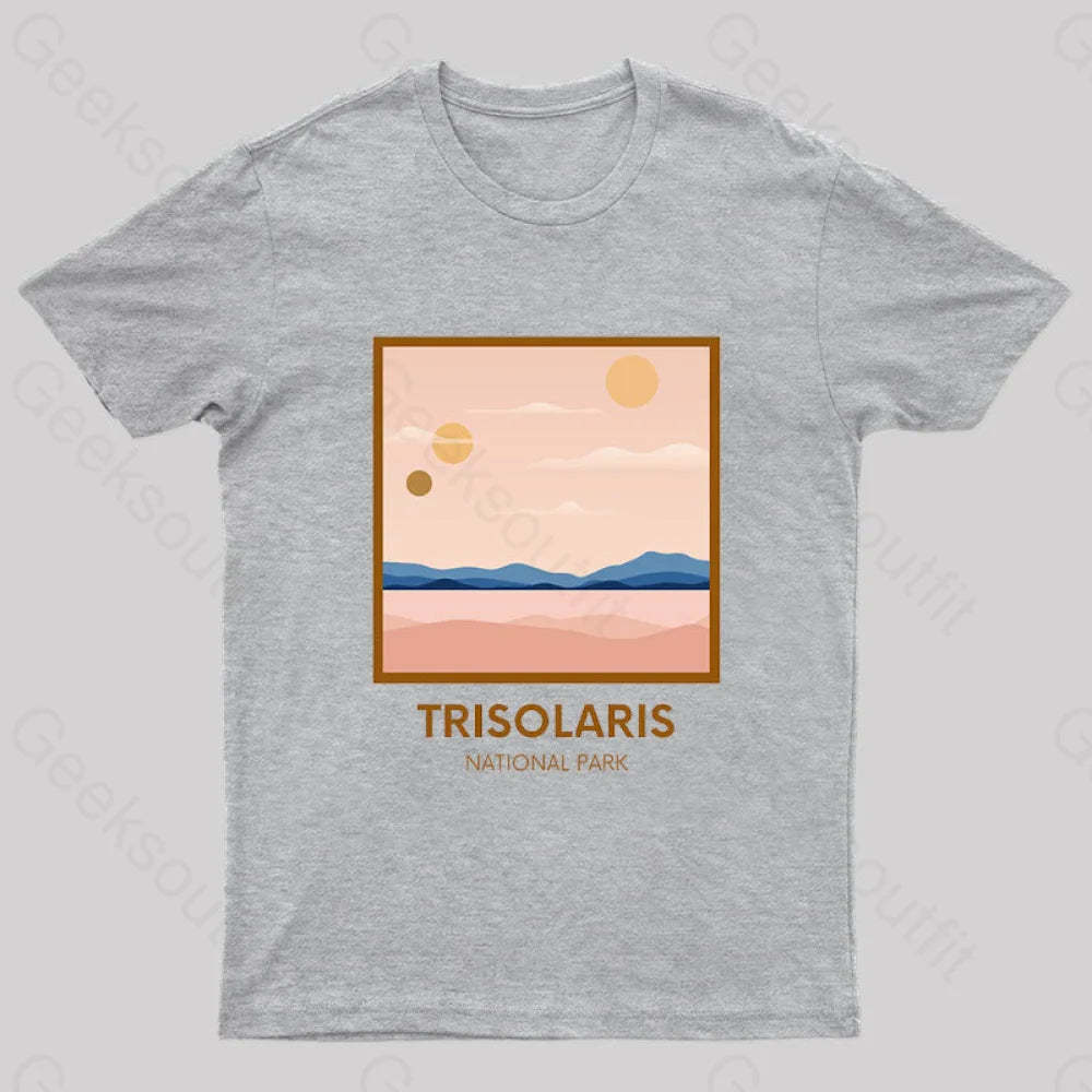 Trisolaris National Park Nerd T-Shirt Grey / S