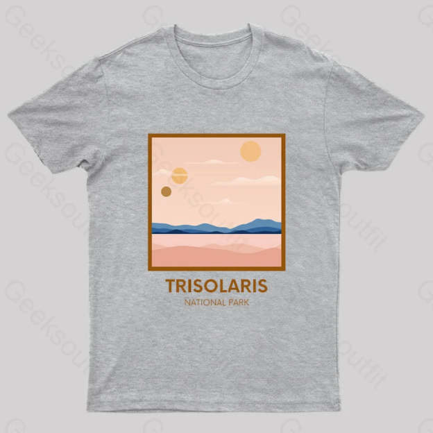 Trisolaris National Park Nerd T-Shirt Grey / S
