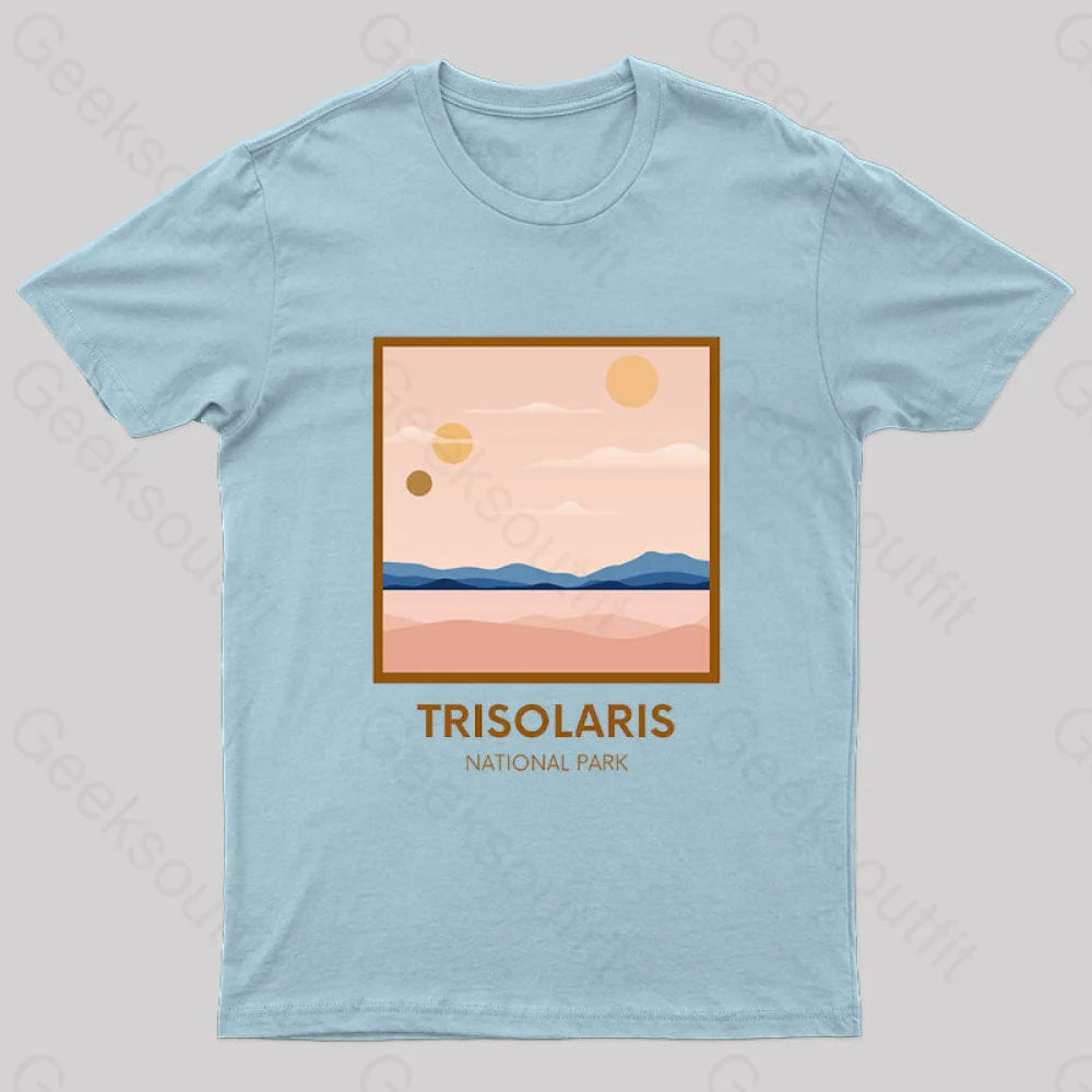 Trisolaris National Park Nerd T-Shirt Light Blue / S
