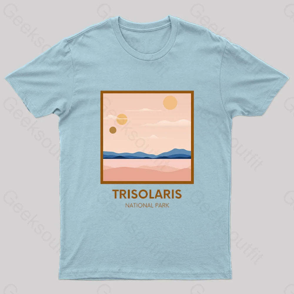 Trisolaris National Park Nerd T-Shirt Light Blue / S