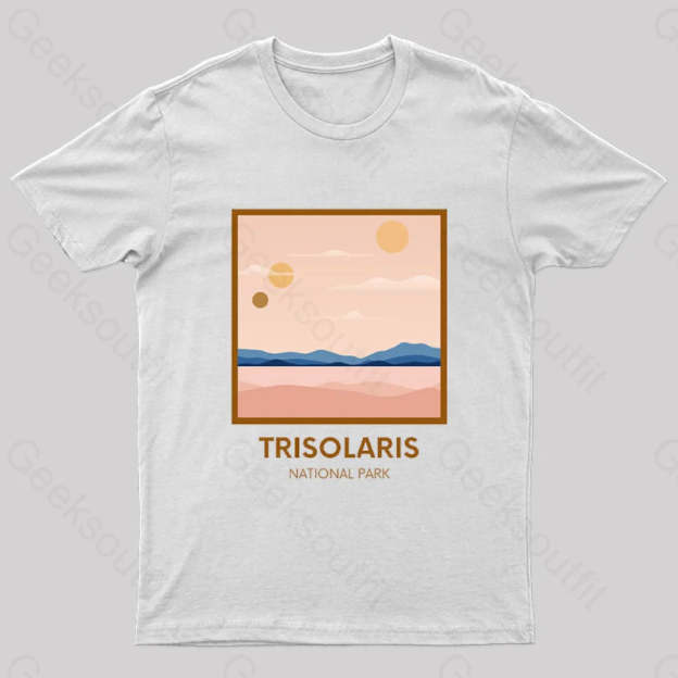 Trisolaris National Park Nerd T-Shirt White / S