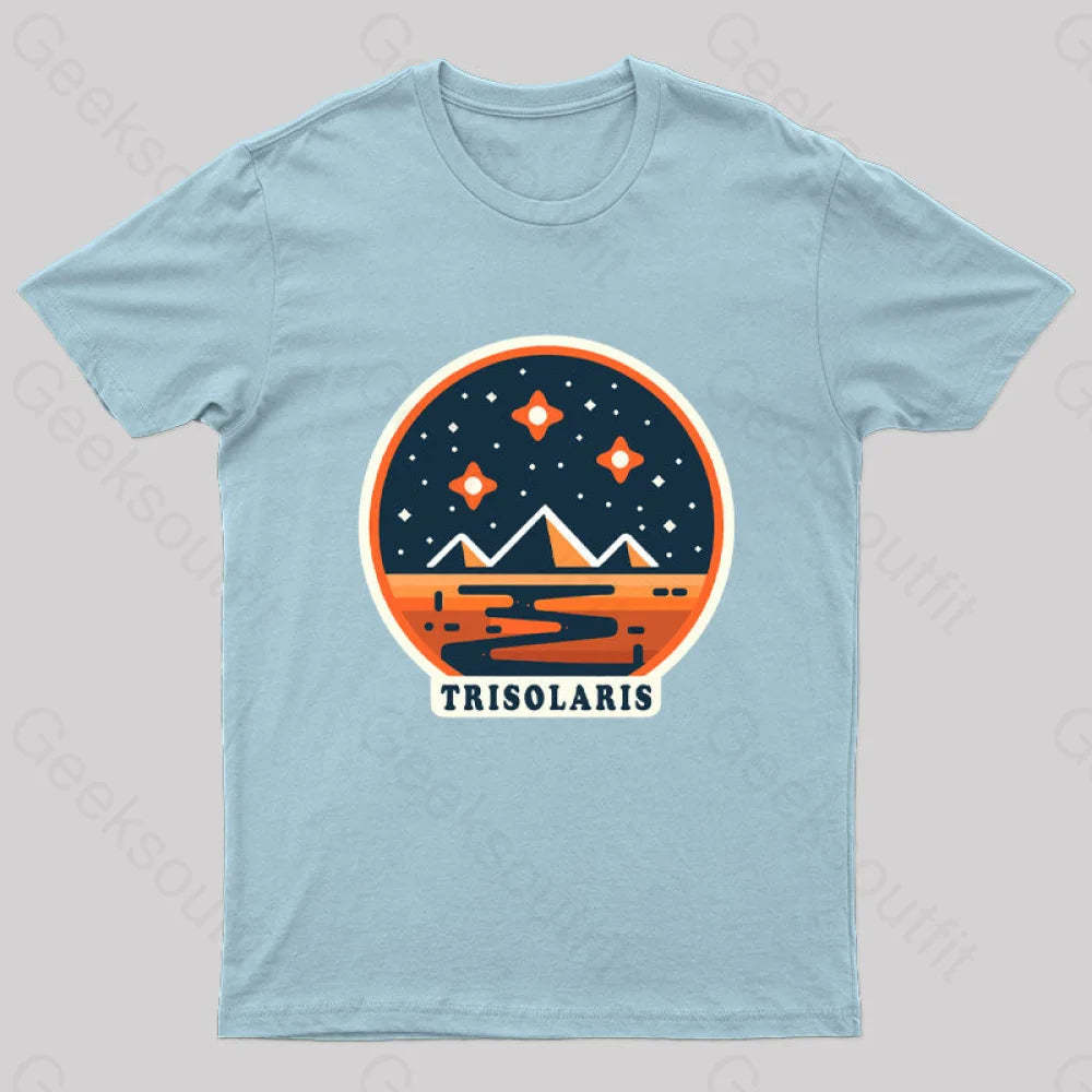 Trisolaris Nerd T-Shirt Light Blue / S
