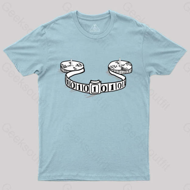 Turing Machine T-Shirt Light Blue / S