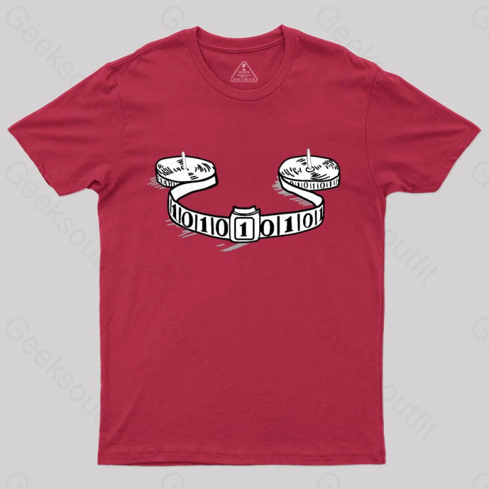 Turing Machine T-Shirt Red / S