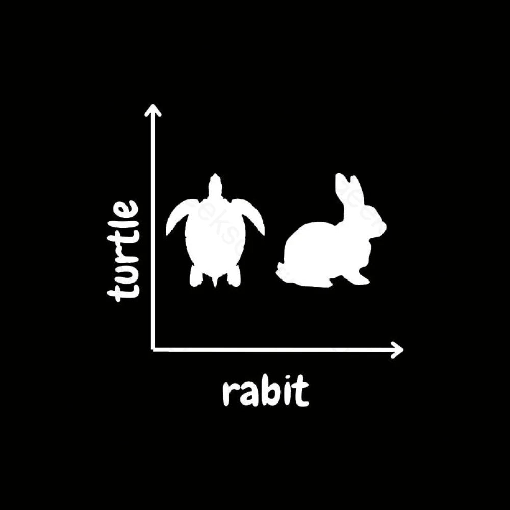 Turtle Rabbit Nerd T-Shirt