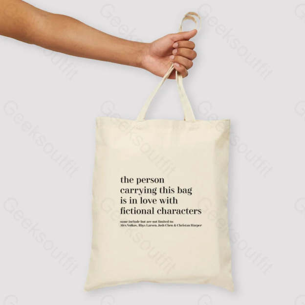 Twisted Series Unisex Tote Bag Beige