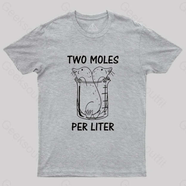 Two Moles Per Liter T-Shirt Grey / S