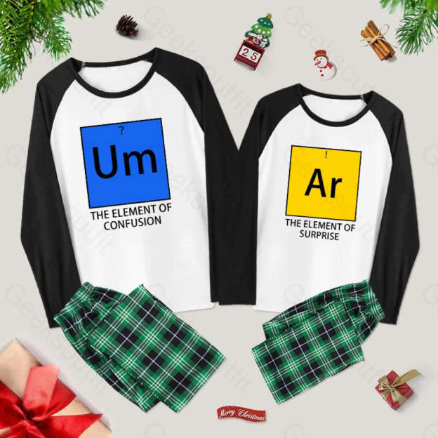 Um??? Ar??? Couple Pajama Sets Green&White / M For Men Yc