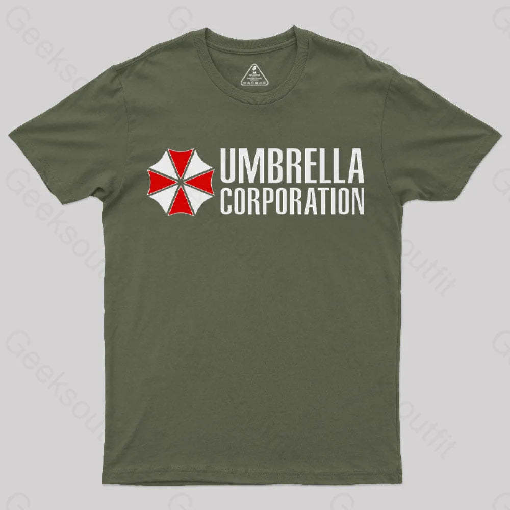 Umbrella Corporation T-Shirt Army Green / S