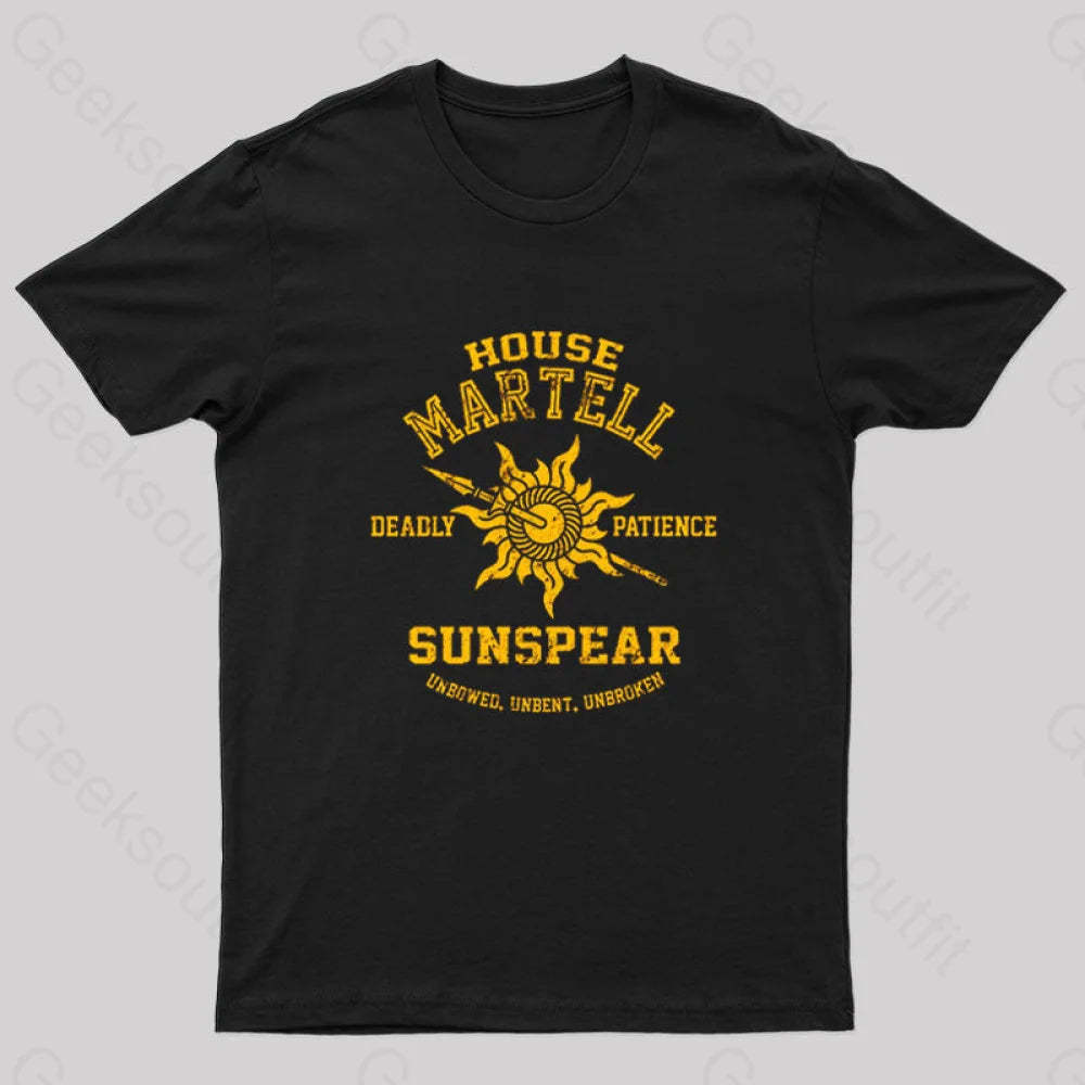 Unbowed Unbent Unbroken Geek T-Shirt Black / S