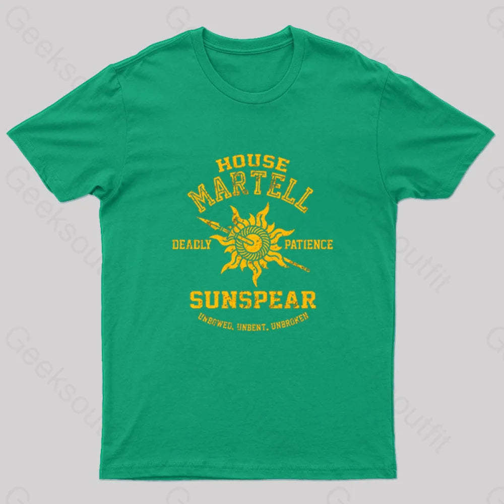 Unbowed Unbent Unbroken Geek T-Shirt Green / S