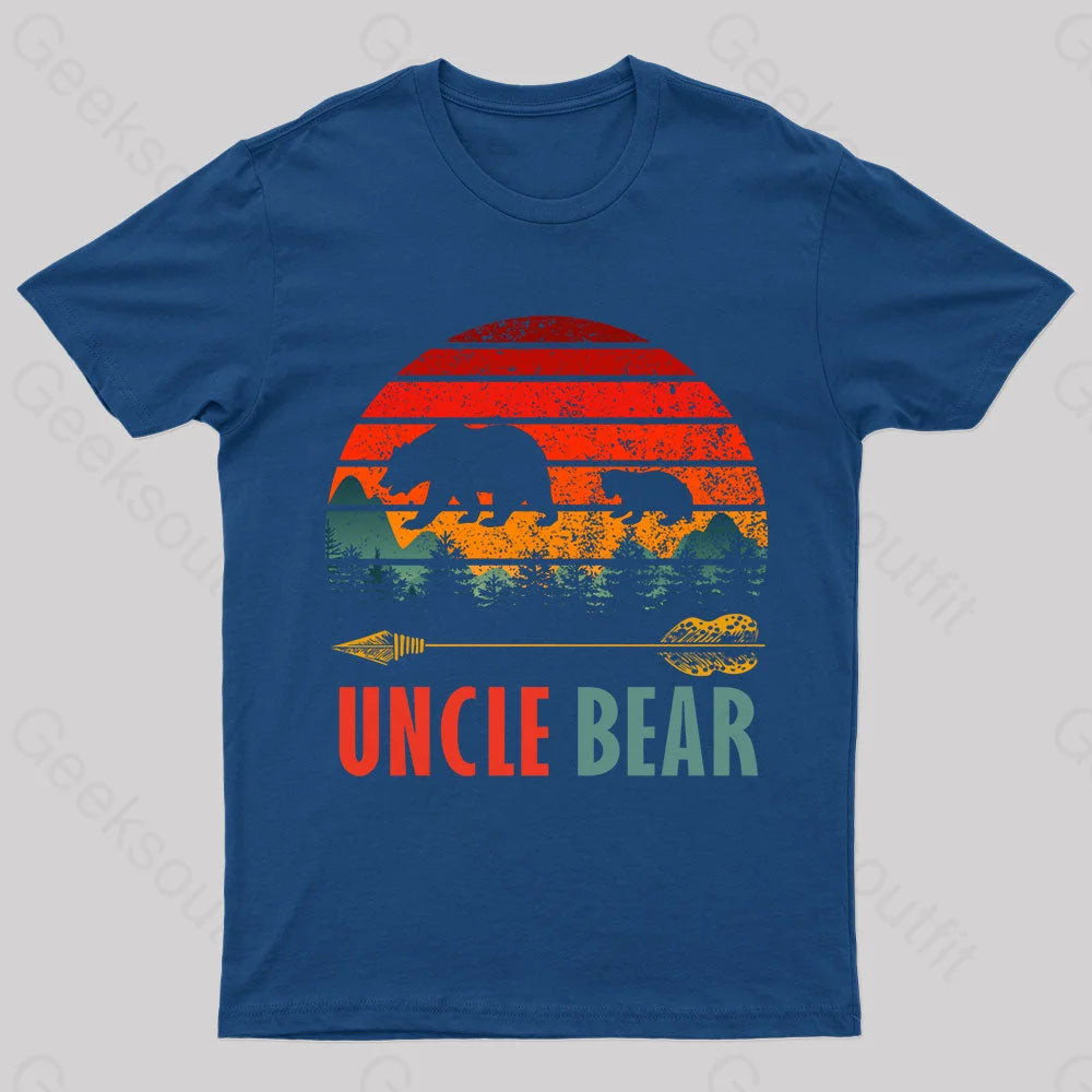 Uncle Bear Nerd T-Shirt Navy / S
