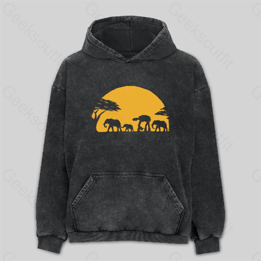 Unforgettable Walk Washed Hoodie M