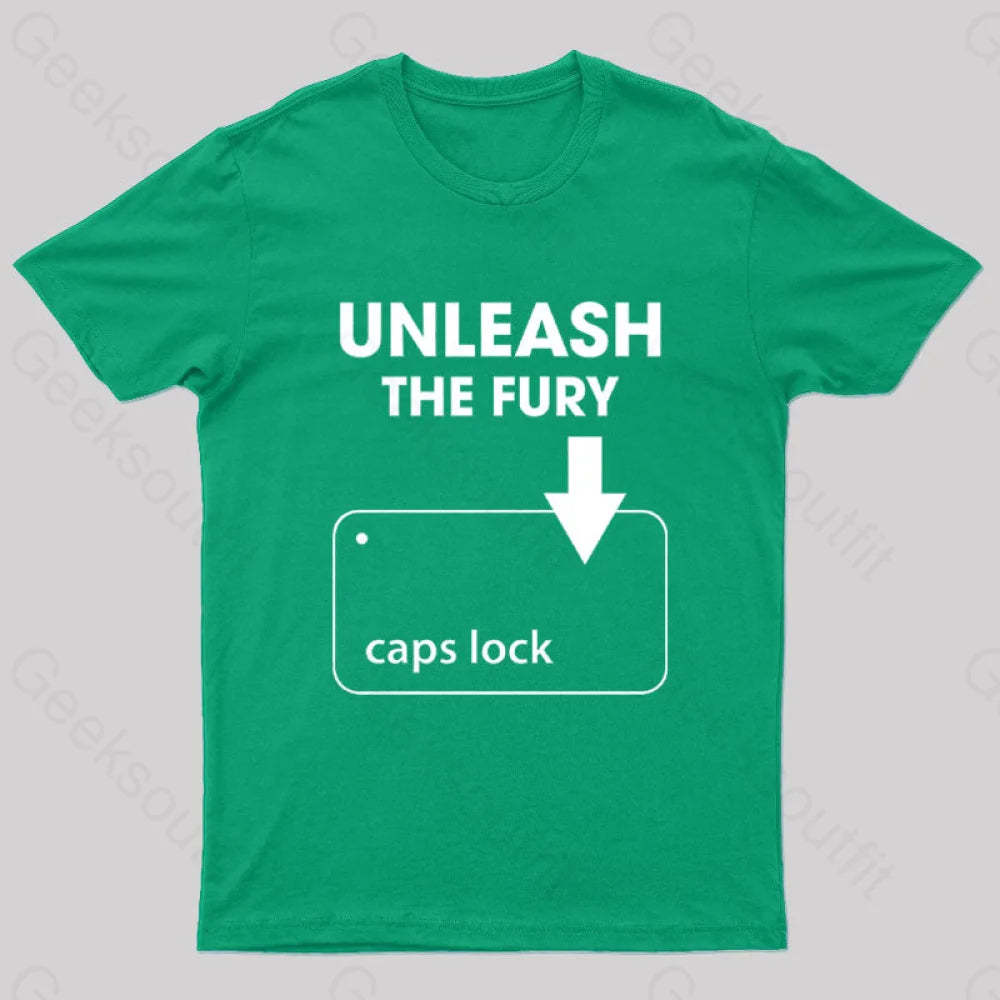 Unleash The Fury Nerd T-Shirt Green / S