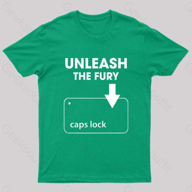 Unleash The Fury Nerd T-Shirt Green / S