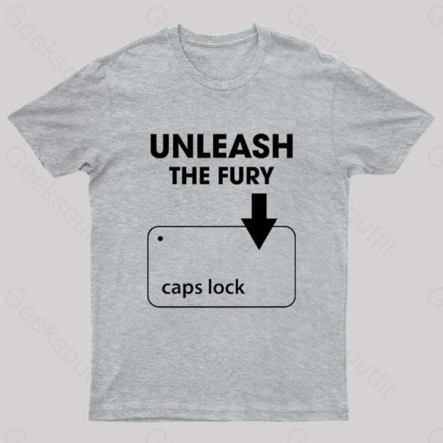 Unleash The Fury Nerd T-Shirt Grey / S