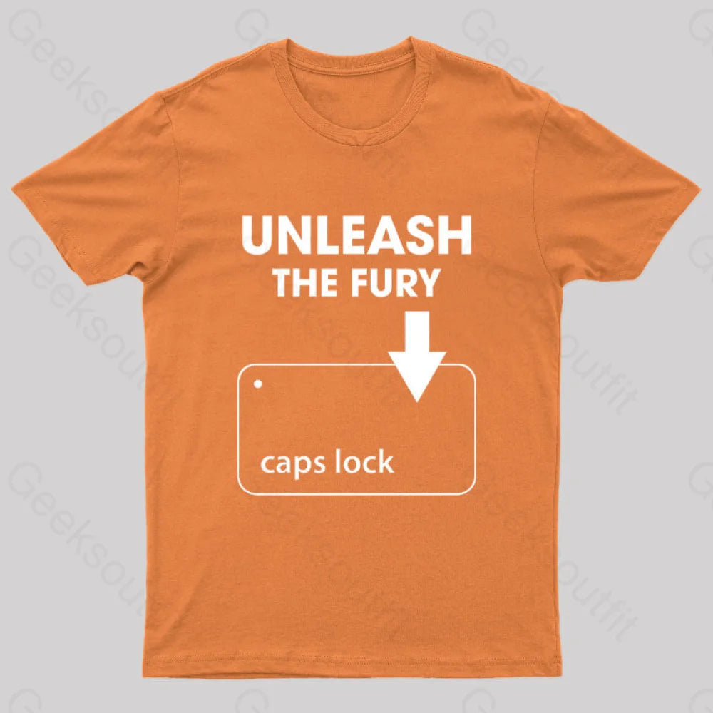 Unleash The Fury Nerd T-Shirt Orange / S