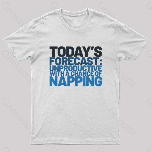 Unproductive Forecast T-Shirt White / S