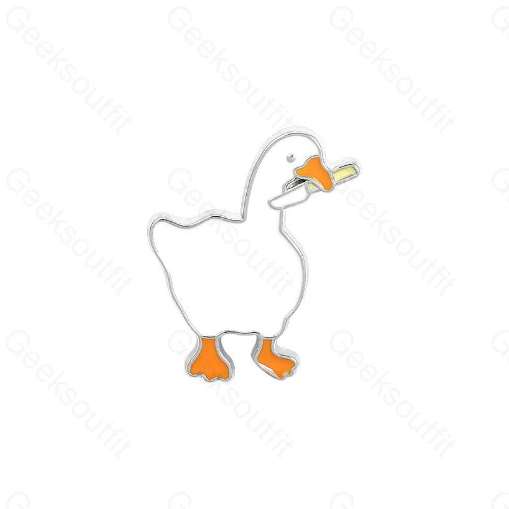 Untitled Goose Game Enamel Pins - Geeksoutfit
