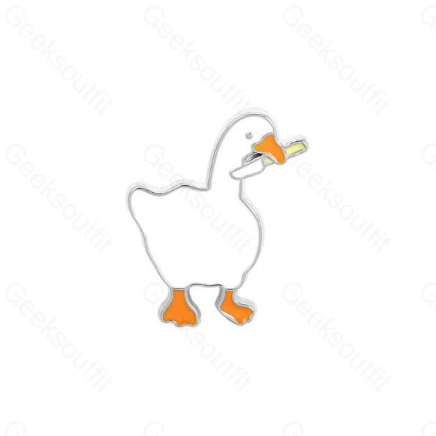 Untitled Goose Game Enamel Pins - Geeksoutfit