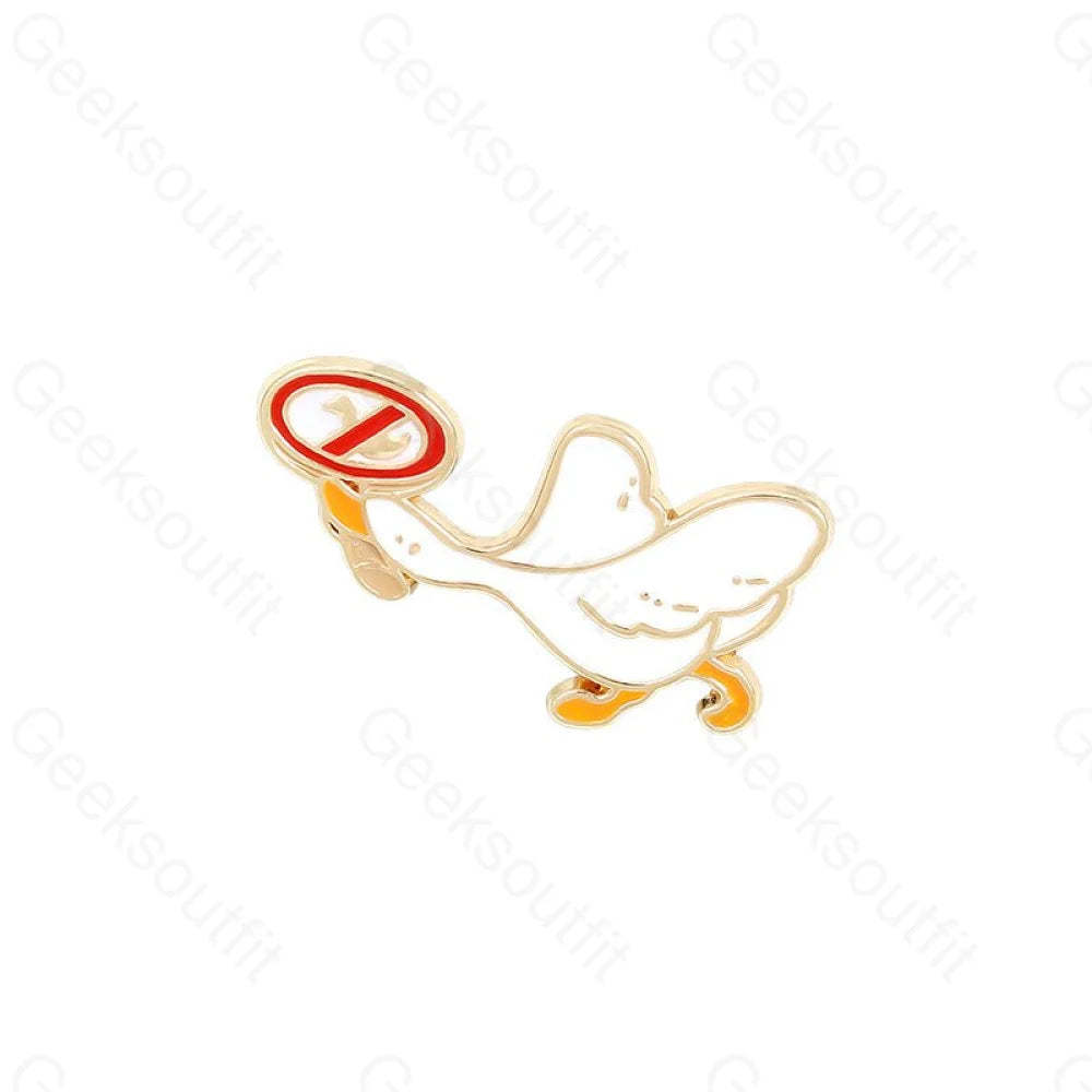 Untitled Goose Game Enamel Pins - Geeksoutfit