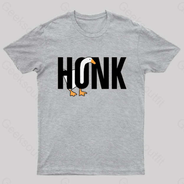 Untitled Goose Meme: Honk T-Shirt Grey / S