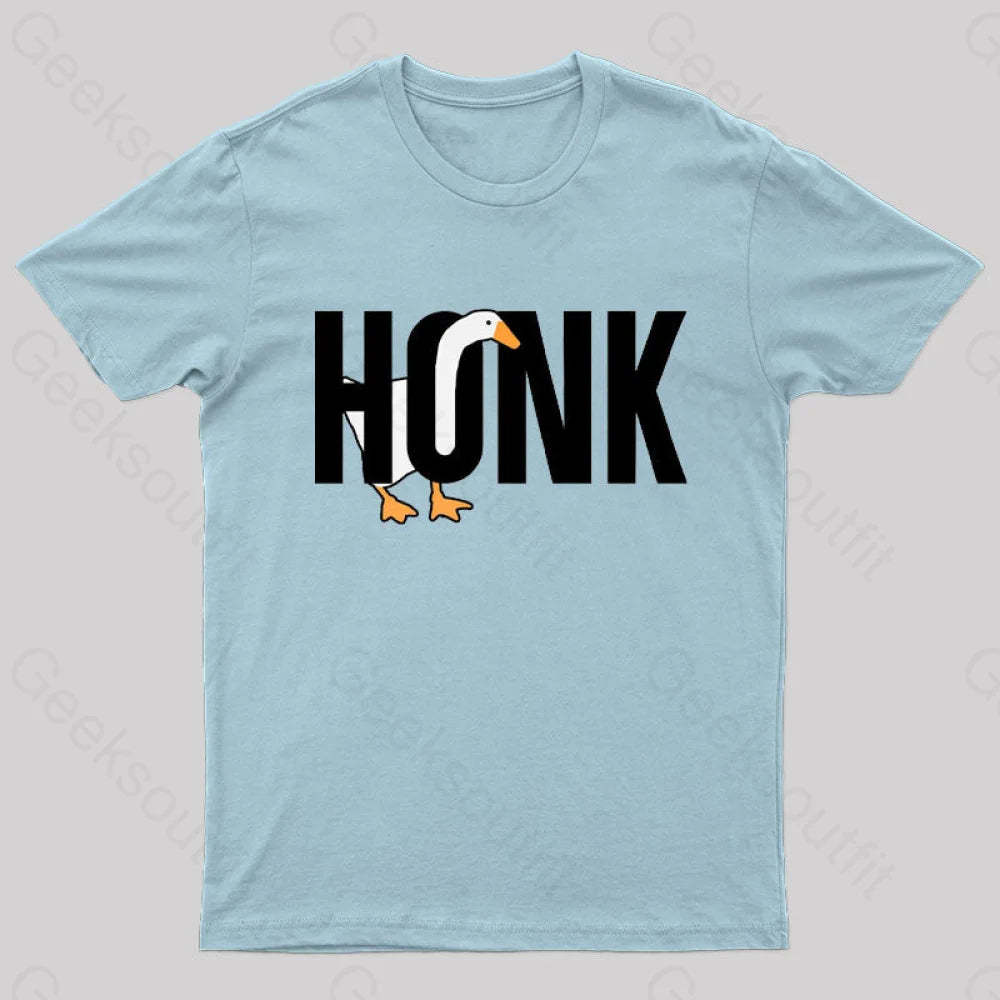 Untitled Goose Meme: Honk T-Shirt Light Blue / S