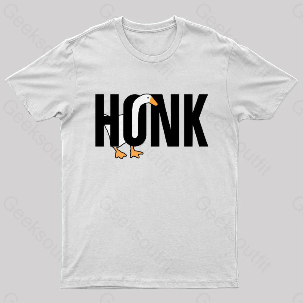 Untitled Goose Meme: Honk T-Shirt White / S