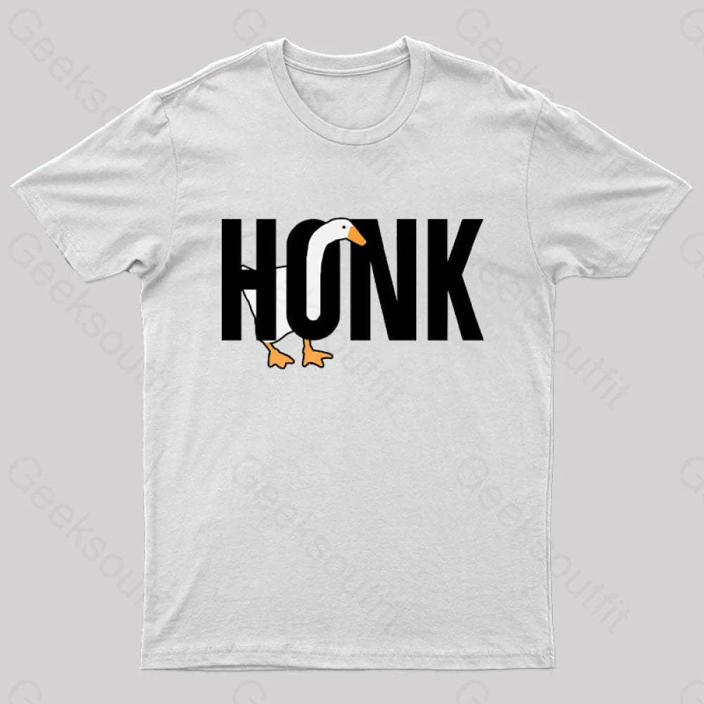 Untitled Goose Meme: Honk T-Shirt White / S